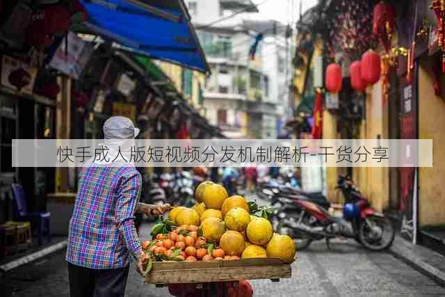 快手成人版短视频分发机制解析-干货分享