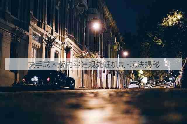 快手成人版内容违规处理机制-玩法揭秘