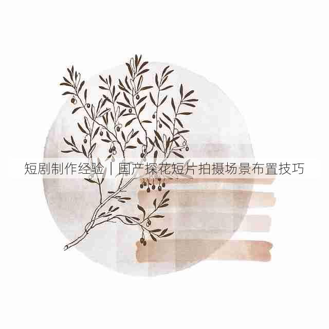 短剧制作经验｜国产探花短片拍摄场景布置技巧