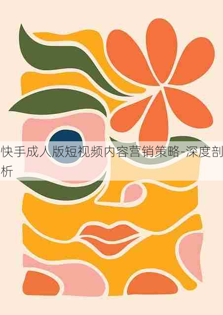快手成人版短视频内容营销策略-深度剖析